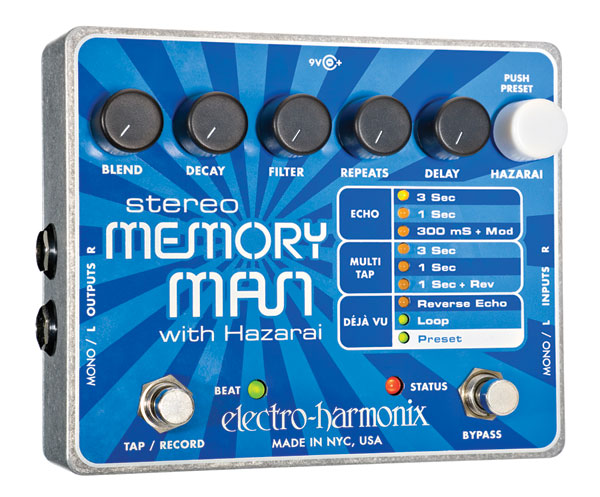 Stereo Memory Man With Hazarai多功能LOOP效果器-Electro-Harmonix